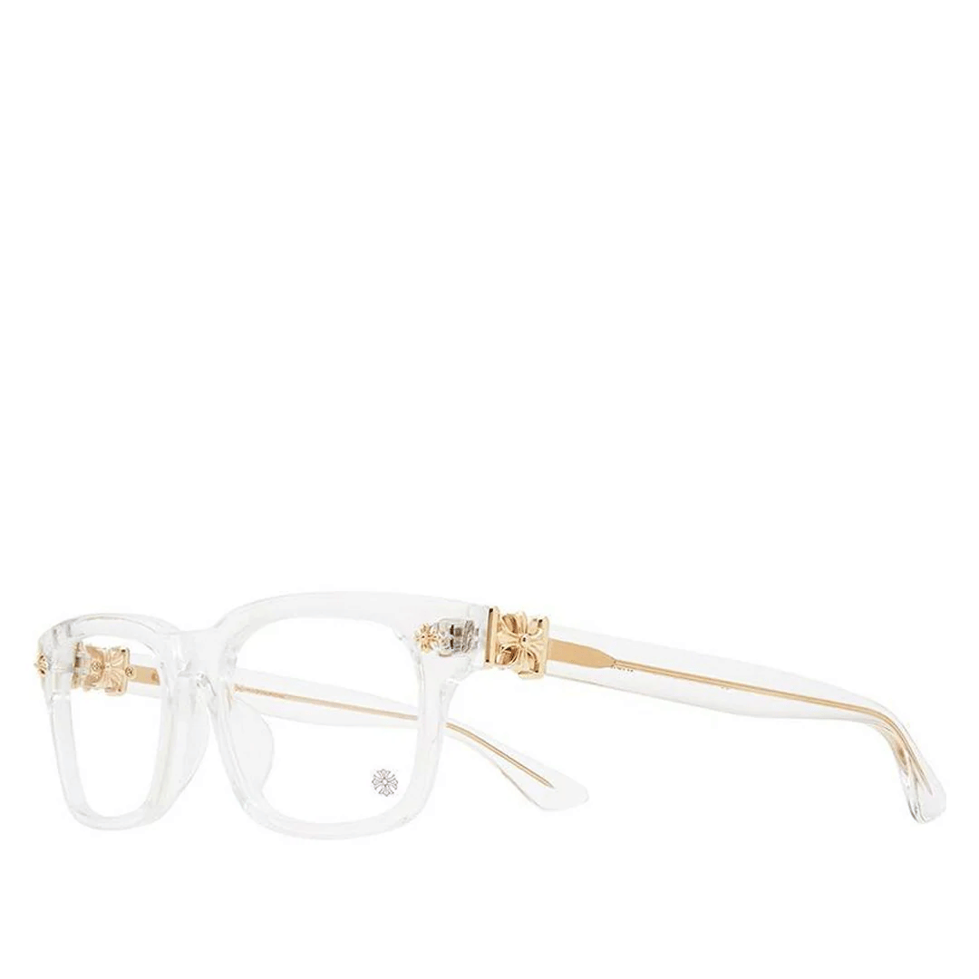 Chrome Hearts Vagilante Clear/Gold Glasses