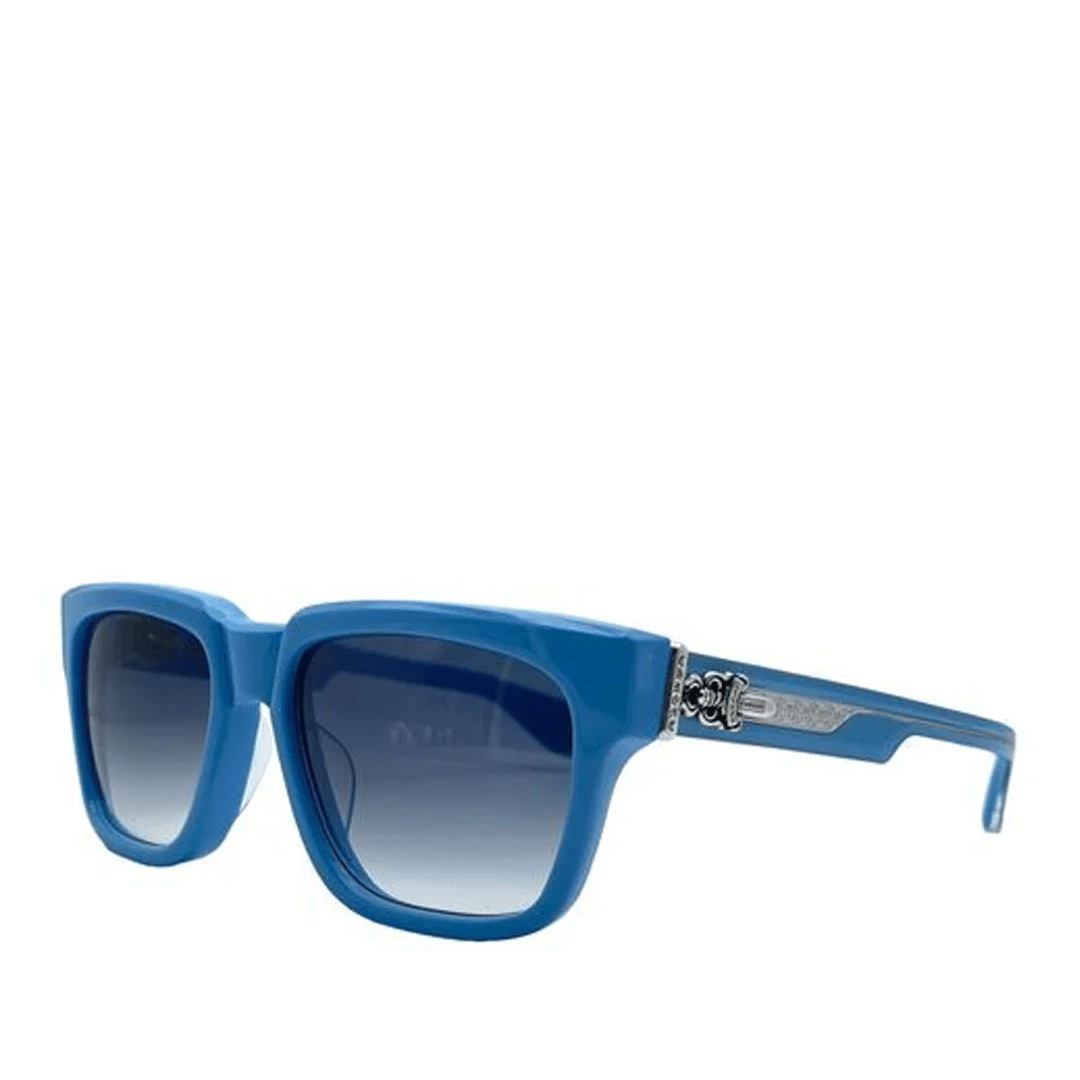 Chrome Hearts Box Officer Sky Blue/Silver Glasses