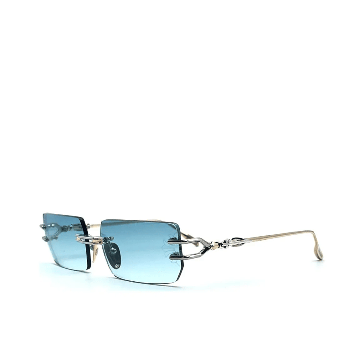 Chrome Hearts Lordie Silver Glasses