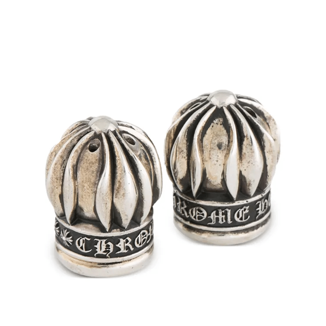 Chrome Hearts Silver Salt & Pepper Shakers