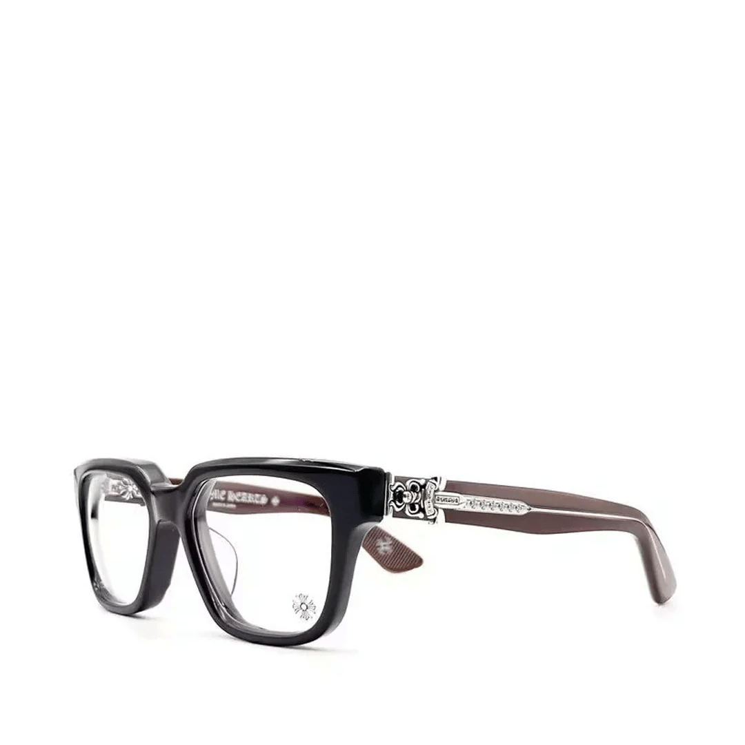 Chrome Hearts Vagillionaire 2 Brown/Silver Glasses