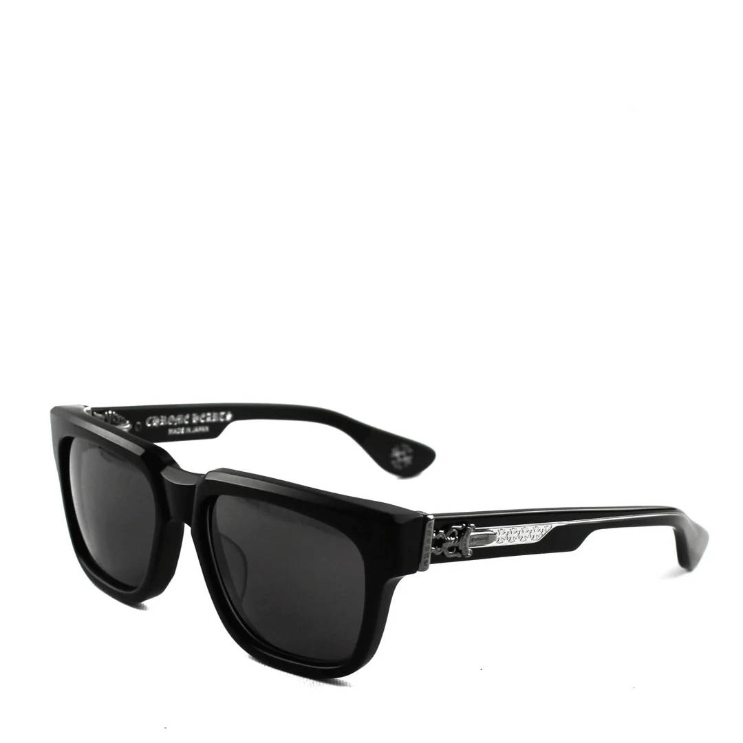 Chrome Hearts Box Officer Black/Silver Glasses