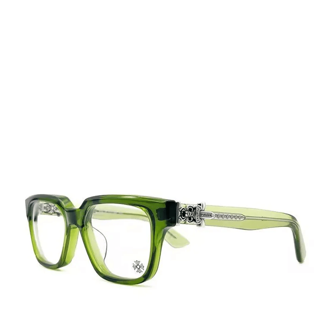 Chrome Hearts Vagillionaire 2 Green/Silver Glasses