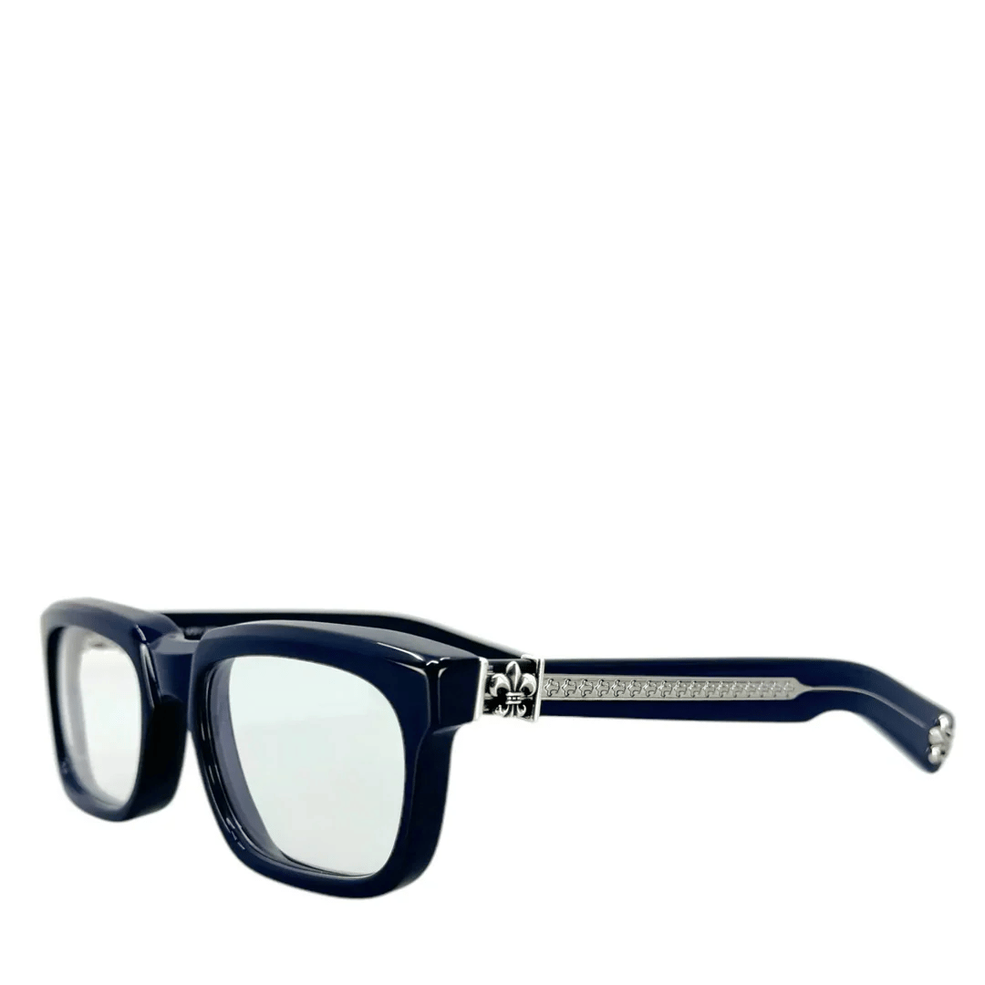 Chrome Hearts See You In Tea Navy/Silver Glasses