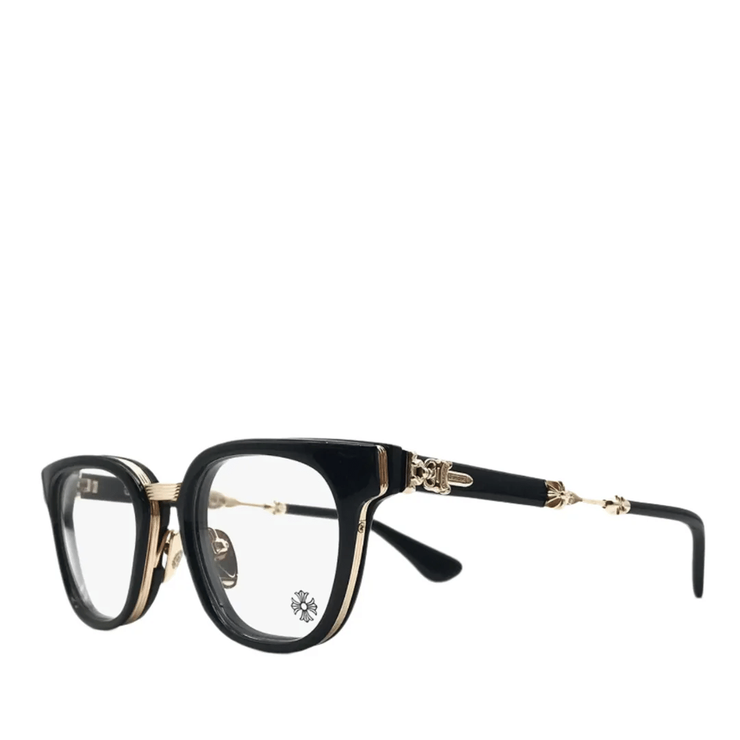 Chrome Hearts Duck Butter Black/Gold Glasses
