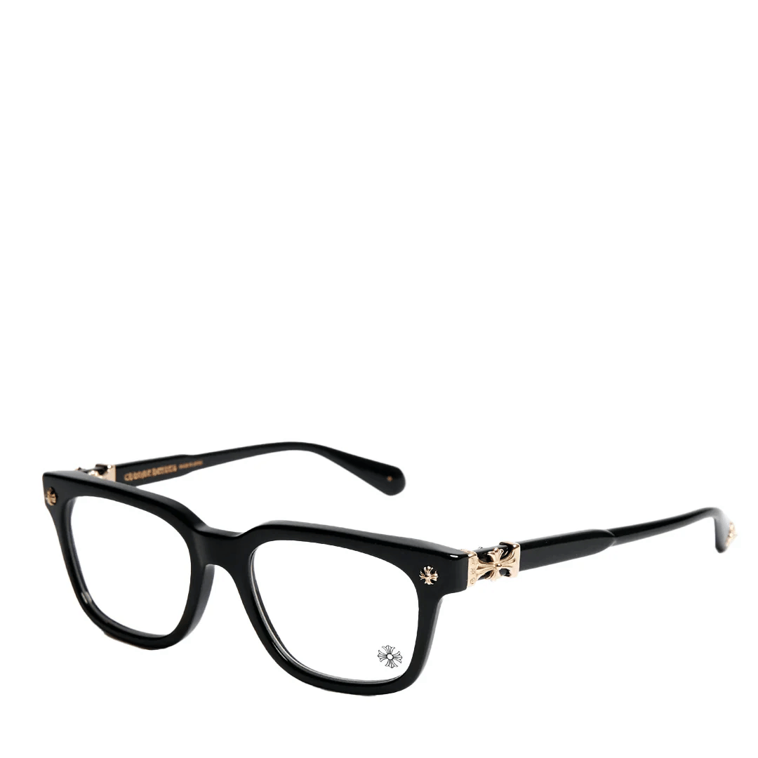Chrome Hearts Cox Ucker Black/Gold Glasses
