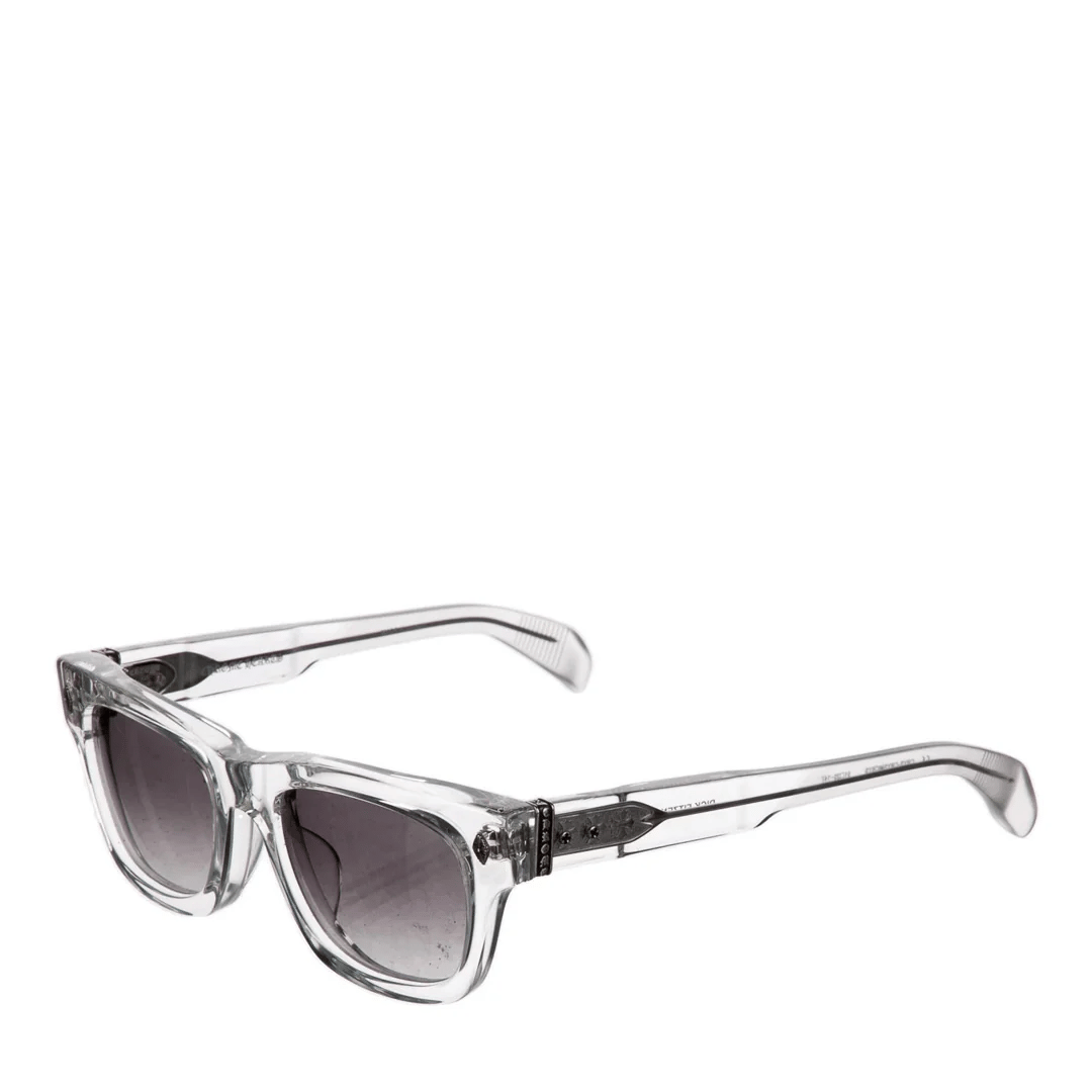 Chrome Hearts Dick Fitzener Clear/Silver Smoke Glasses