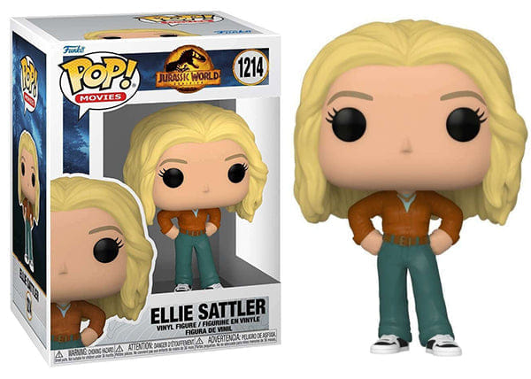Funko Pop! Dr. Ellie Sattler Jurassic World 1214 Vinyl Figure in PopShield Protector