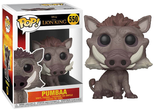 Funko Pop! Pumbaa Live Action, The Lion King 550 Vinyl Figure in PopShield Protector