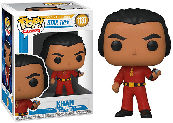 Funko Pop! Khan Star Trek 1137 Vinyl Figure in PopShield Protector