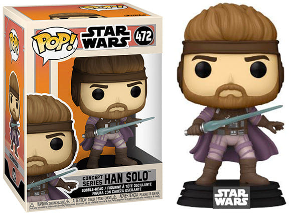 Funko Pop! Han Solo Concept Series 472 Vinyl Figure in PopShield Protector