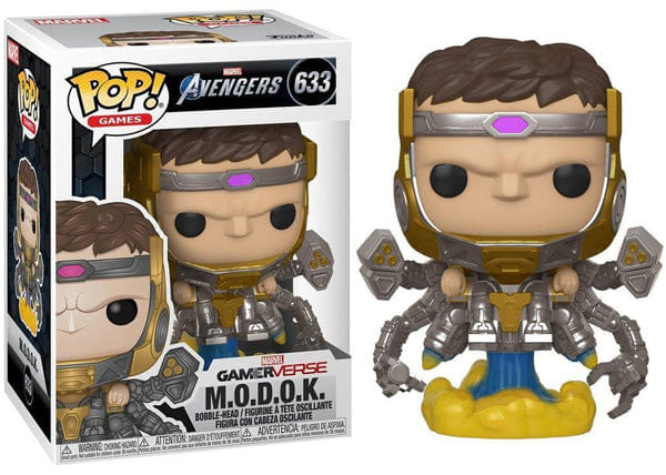 Funko Pop! M.O.D.O.K. GamerVerse, Avengers Game 633 Vinyl Figure in PopShield Protector