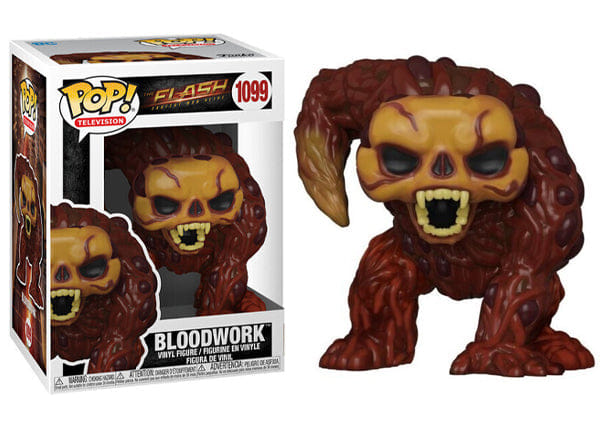 Funko Pop! Bloodwork The Flash, TV 1099 Vinyl Figure in PopShield Protector