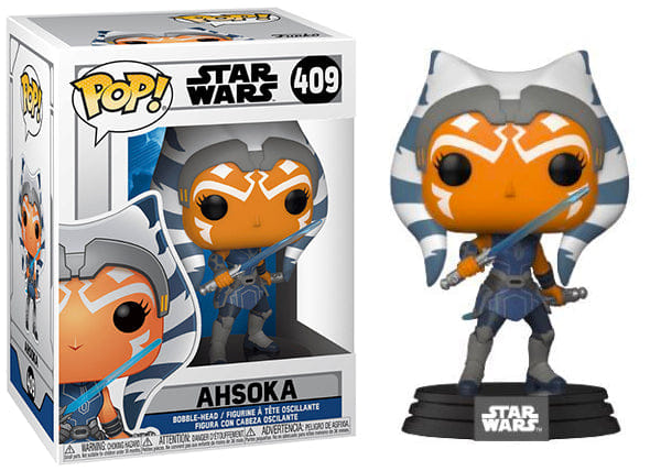 Funko Pop! Ahsoka Clone Wars, Season 7 409 Vinyl Figure in PopShield Protector
