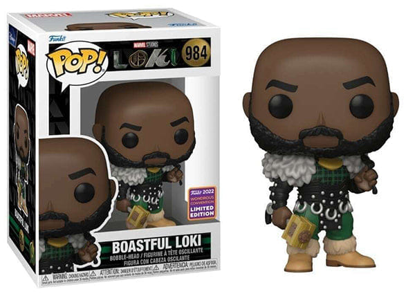 Funko Pop! Boastful Loki Loki 984 - 2022 Wondrous Convention Exclusive Vinyl Figure in PopShield Protector