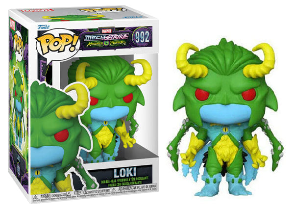 Funko Pop! Loki Mecha Strike Monster Hunters 992 Vinyl Figure in PopShield Protector