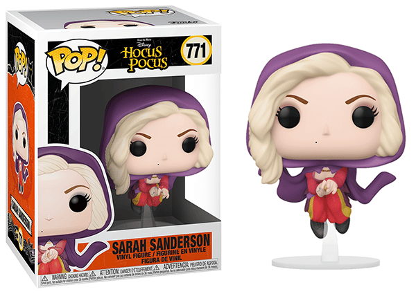 Funko Pop! Sarah Sanderson on Broom Hocus Pocus 771 Vinyl Figure in PopShield Protector