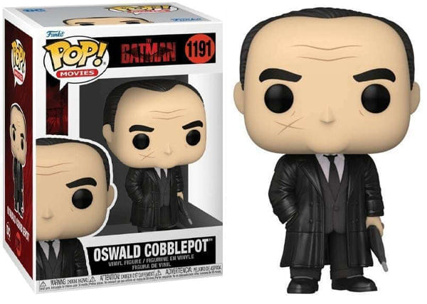 Funko Pop! Oswald Cobblepot w/ Jacket, The Batman Movie 1191 Vinyl Figure in PopShield Protector