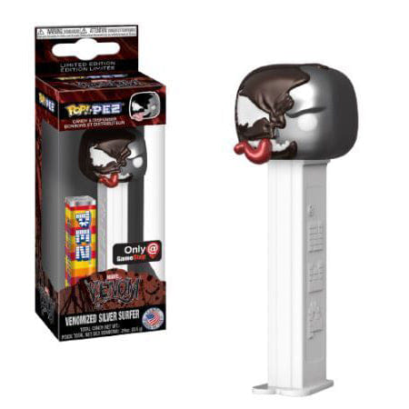Funko Pop Pez Venomized Silver Surfer Metallic - GameStop Exclusive