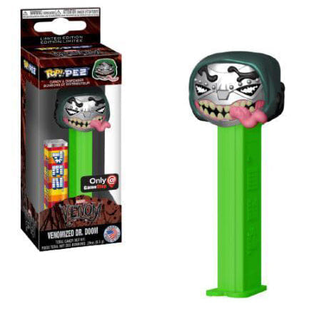Funko Pop Pez Venomized Dr. Doom Metallic - GameStop Exclusive