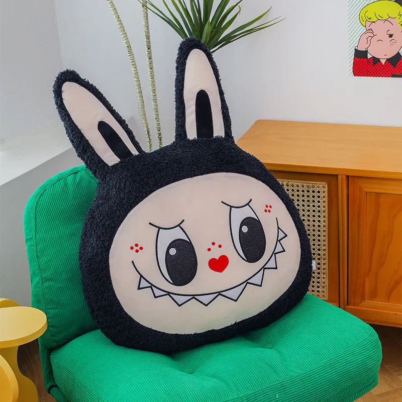 Labubu Plush Pillow – Cute Rabbit Cushion for Sofa & Bed