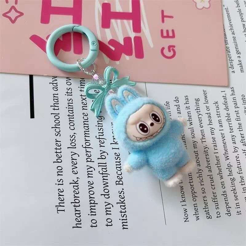 Labubu Keychain | Buy 1 or 4 - Pack Cute Plush Bag Charms