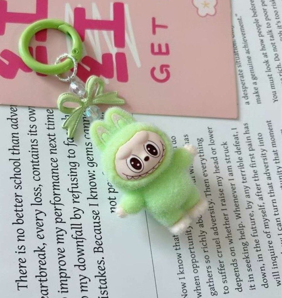 Labubu Keychain | Buy 1 or 4 - Pack Cute Plush Bag Charms