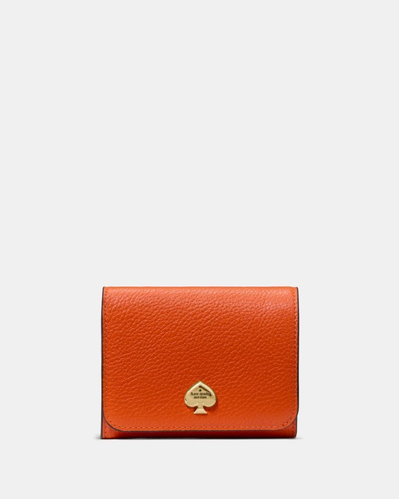 Kate Spade KateSpade Kayla Small L Zip Wallet Fiery Orange
