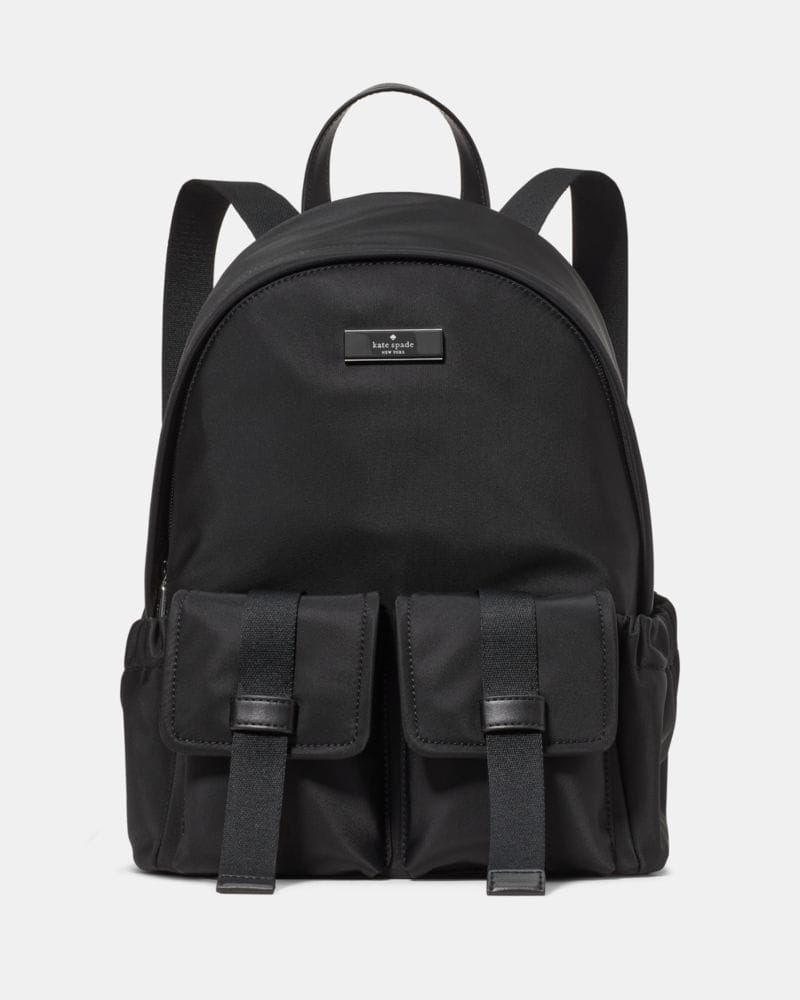 Kate Spade KateSpade Carter Nylon Cargo Backpack Black