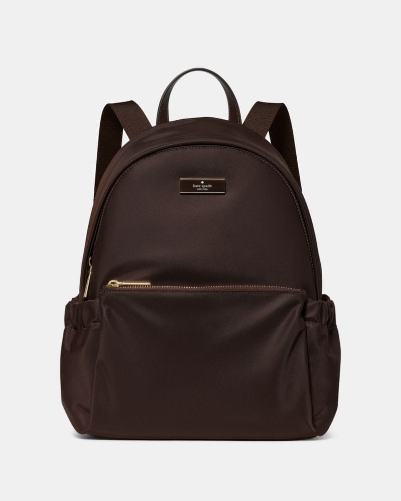 Kate Spade KateSpade Carter Nylon Dome Backpack Hot Fudge