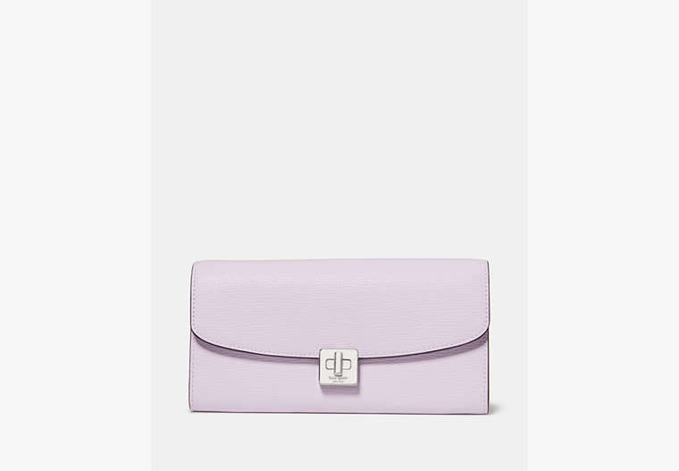 Kate Spade Phoebe Refined Grain Leather Turnlock Wallet On A Chain