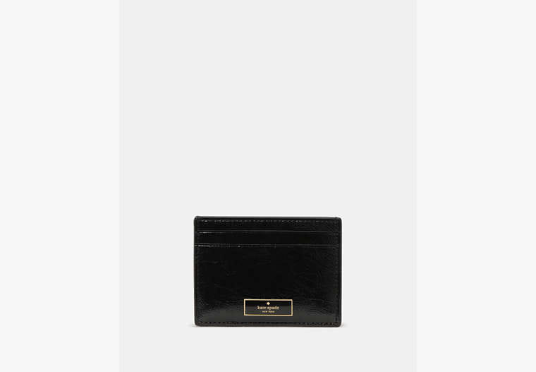 Kate Spade Bridget Crinkle Patent Small Slim Card Holder