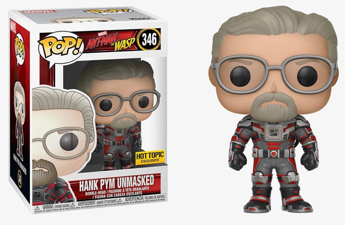 Funko (Box Damage) Funko Pop! Marvel Ant - Man And The Wasp Hank Pym (Unmasked) (Exclusive) #346