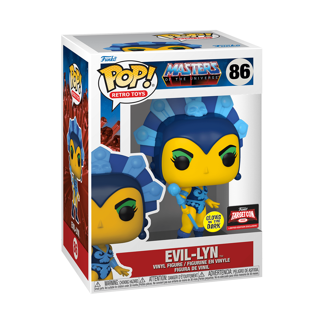 Funko (Light Box Damage) Masters of the Universe Evil - Lyn Glow Exclusive Funko Pop! #86