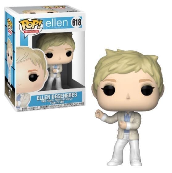 Funko (Box Damage) Ellen Degeneres (White Outfit) Funko Pop! #618
