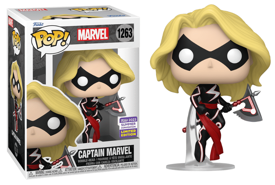 Funko (Light Box Damage) Funko Pop! Marvel Captain Marvel with Axe Summer Convention Exclusive #1263