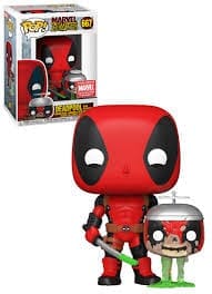 Funko (Box Damage) Funko Pop! Marvel Zombies Deadpool with Headpool Collector Corp Exclusive #667