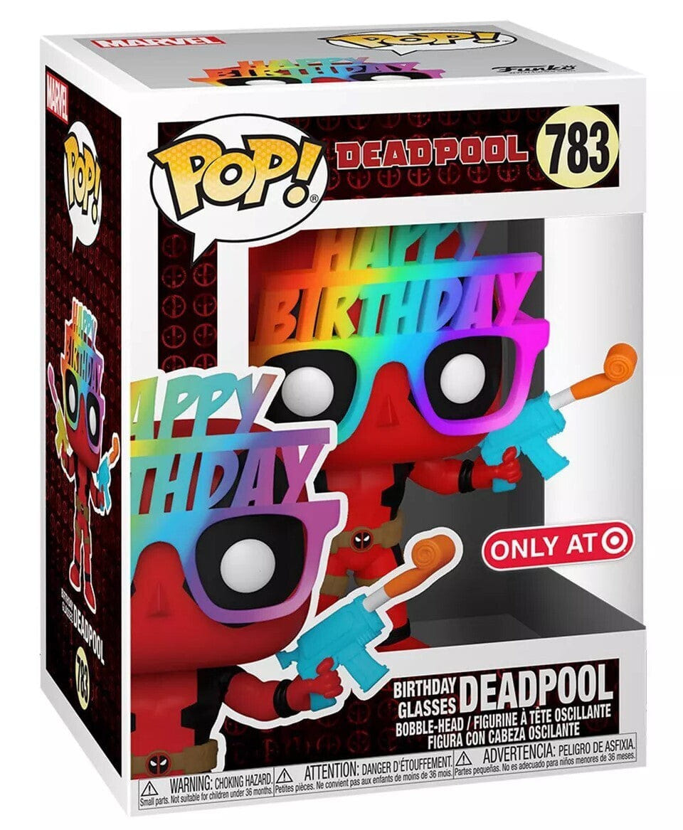 Funko (Box Damage) Funko Pop! Deadpool Birthday Glasses Deadpool (Exclusive) #783