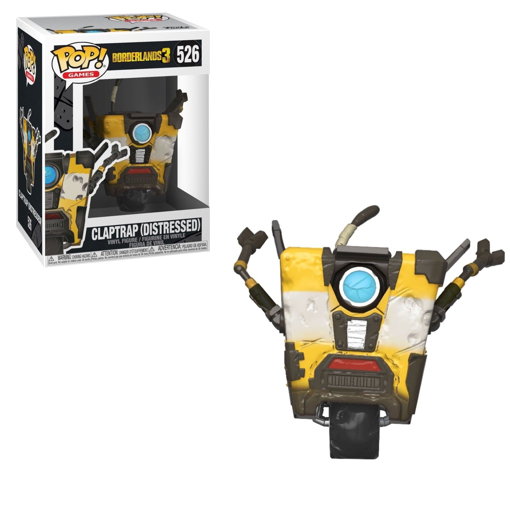 Funko (Box Damage) Funko Pop! Borderlands3 Claptrap(Distressed) #526
