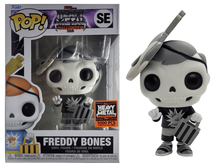 Funko (Box Damage) Funko Pop! Heavy Metal Halloween 2023 Freddy Bones (Exclusive) #SE