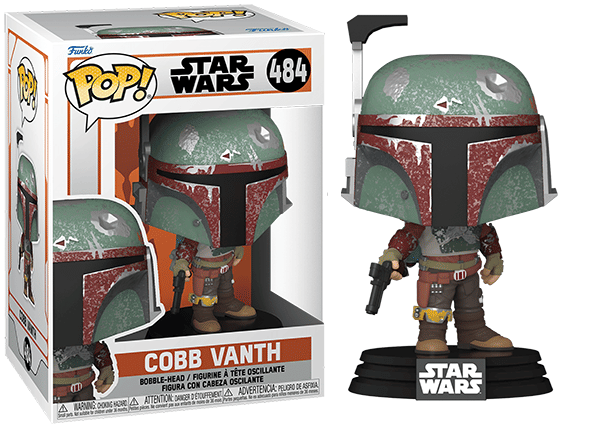 Funko Pop! Cobb Vanth Mandalorian 484 Vinyl Figure in PopShield Protector