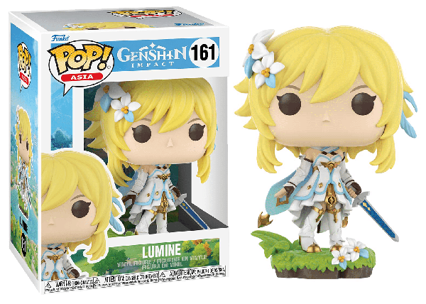 Funko Pop! Lumine Genshin Impact, Asia 161 Vinyl Figure in PopShield Protector