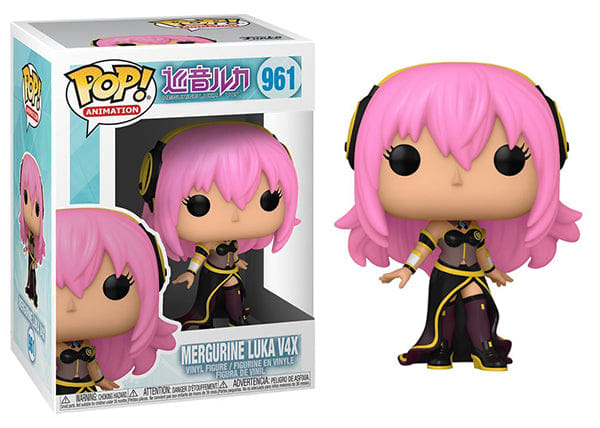 Funko Pop! Megurine Luka V4X Vocaloid, Animation 961 Vinyl Figure in PopShield Protector