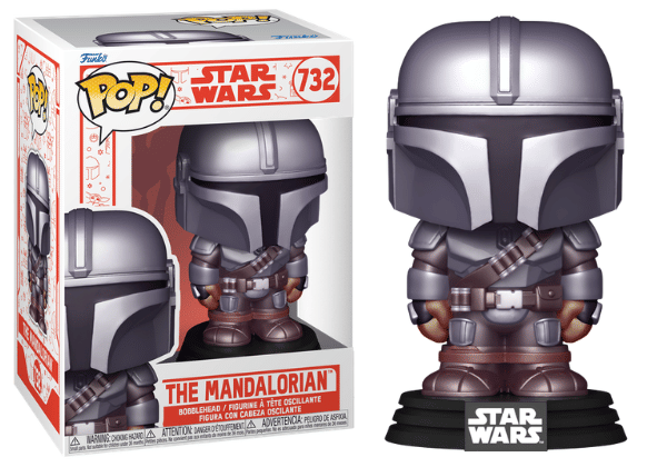 Funko Pop! The Mandalorian, Holiday 732 Vinyl Figure in PopShield Protector