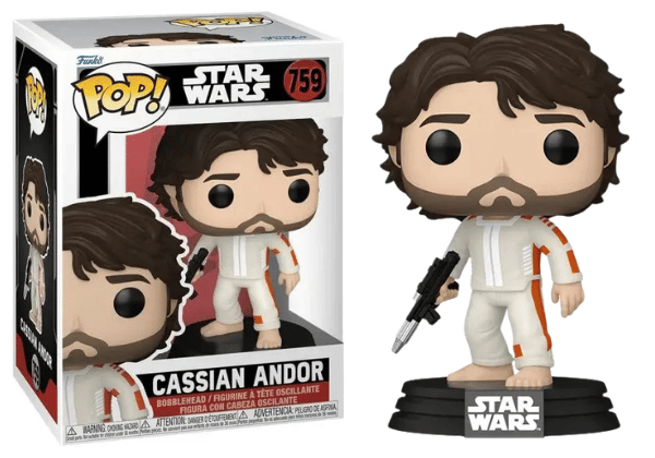 Funko Pop! Cassian Andor, Star Wars 759 Vinyl Figure in PopShield Protector