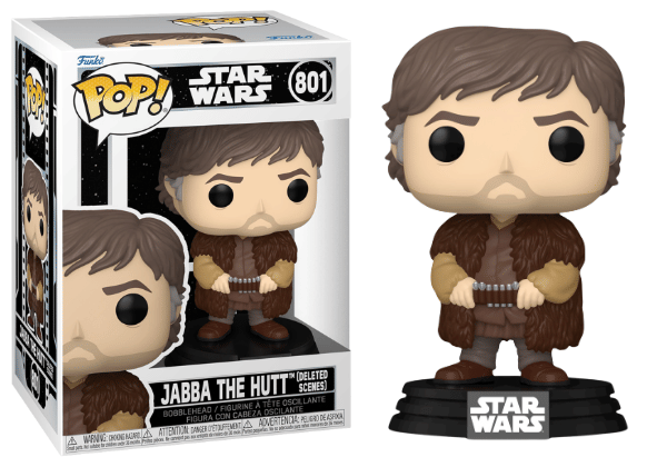 Funko Pop! Jabba The Hutt, Deleted Scenes 801 Vinyl Figure in PopShield Protector