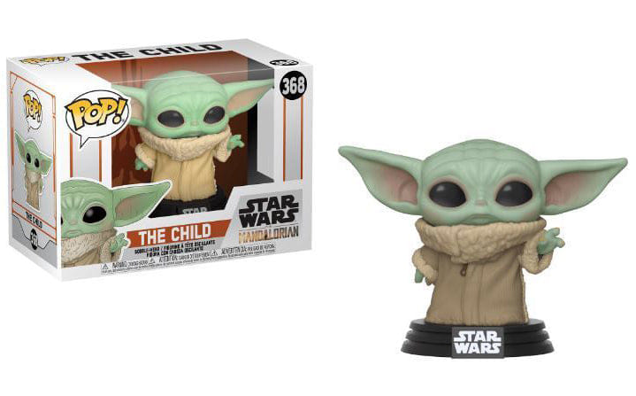 Funko Pop! The Child Mandalorian 368 Vinyl Figure in PopShield Protector