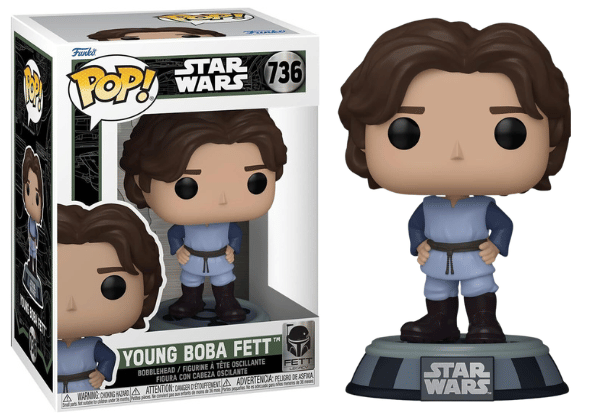 Funko Pop! Young Boba Fett, Legacy, Star Wars 736 Vinyl Figure in PopShield Protector