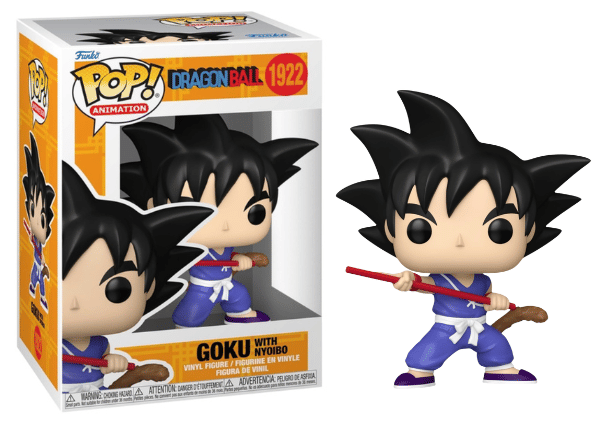 Funko Pop! Goku with Nyoiba, Dragon Ball 1922 Vinyl Figure in PopShield Protector