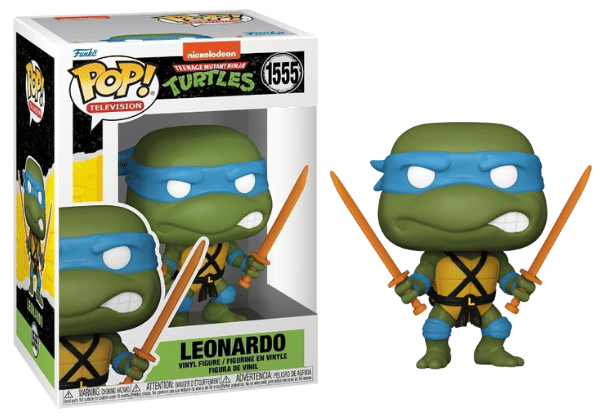 Funko Pop! Leonardo, Teenage Mutant Ninja Turtles, TV 1555 Vinyl Figure in PopShield Protector